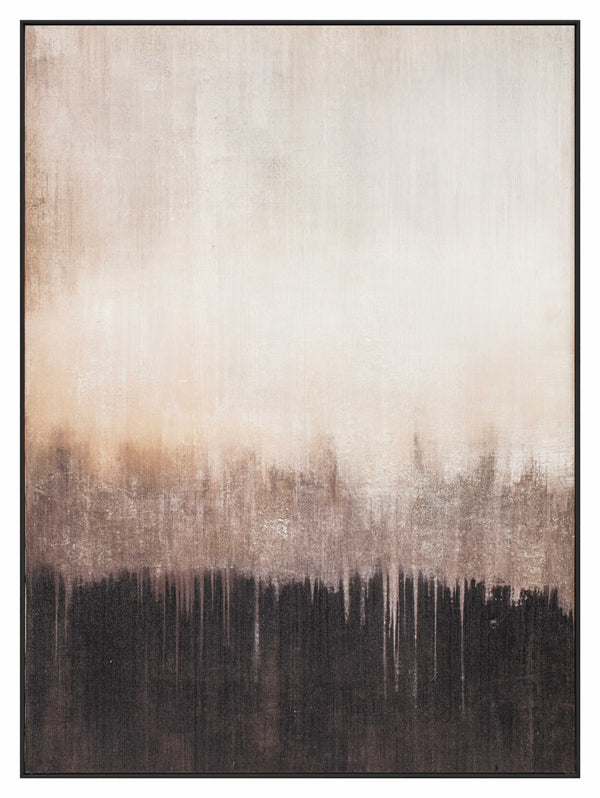 Forest, Hand Painting, H120xW90xD4,5cm, Beige/Black